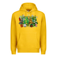 Lemon christmas trees with volleyball Premium Hoodie - Zillion Design Studio