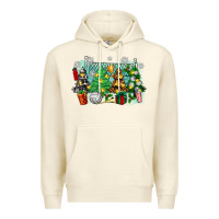 Sandshell christmas trees with volleyball Premium Hoodie - Zillion Design Studio