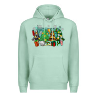 Seafoam christmas trees with volleyball Premium Hoodie - Zillion Design Studio