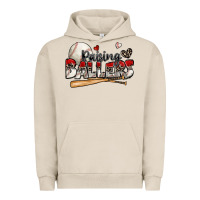 Pigment French Oak raising ballers baseball Urban Hoodie - Zillion Design Studio