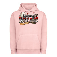 Pigment Salmon raising ballers baseball Urban Hoodie - Zillion Design Studio