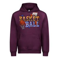 Mauve Wine basketball Urban Hoodie - texasbilliewilder