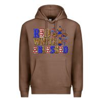 Chestnut red white and blessed Premium Hoodie - texasbilliewilder