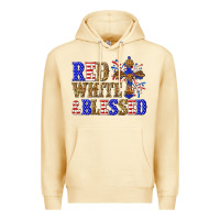 Pina Colada red white and blessed Premium Hoodie - texasbilliewilder