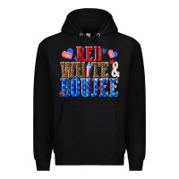 Black red white and boujee billie wilder Premium Hoodie - texasbilliewilder