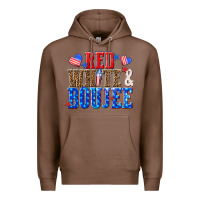 Chestnut red white and boujee billie wilder Premium Hoodie - texasbilliewilder