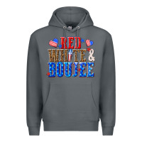 Rock red white and boujee billie wilder Premium Hoodie - texasbilliewilder