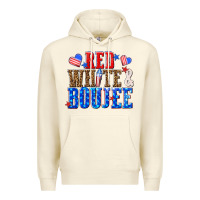 Sandshell red white and boujee billie wilder Premium Hoodie - texasbilliewilder