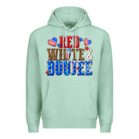 Seafoam red white and boujee billie wilder Premium Hoodie - texasbilliewilder