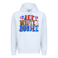 White red white and boujee billie wilder Premium Hoodie - texasbilliewilder