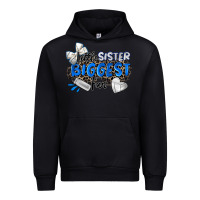Black little sister biggest fan volleyball Urban Hoodie - Zillion Design Studio
