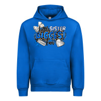 Cobalt little sister biggest fan volleyball Urban Hoodie - Zillion Design Studio