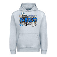 Heather Grey little sister biggest fan volleyball Urban Hoodie - Zillion Design Studio