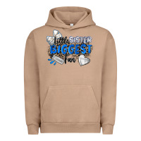 Pigment Burro little sister biggest fan volleyball Urban Hoodie - Zillion Design Studio
