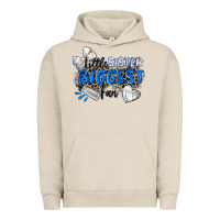 Pigment French Oak little sister biggest fan volleyball Urban Hoodie - Zillion Design Studio