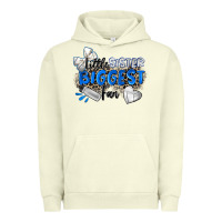Pigment Pistachio little sister biggest fan volleyball Urban Hoodie - Zillion Design Studio