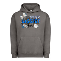 Pigment Tornado little sister biggest fan volleyball Urban Hoodie - Zillion Design Studio