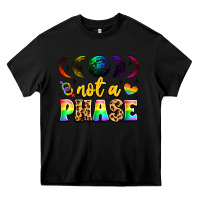 Black not a phase pride moon Heavy Core Tee - LillyAllenDesigns