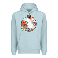 Blue Mist christmas baseball Premium Hoodie - Zillion Design Studio
