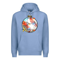 Colony Blue christmas baseball Premium Hoodie - Zillion Design Studio