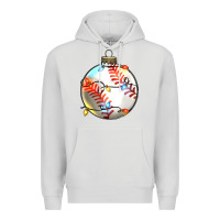 Dove Grey christmas baseball Premium Hoodie - Zillion Design Studio