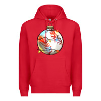 Red christmas baseball Premium Hoodie - Zillion Design Studio