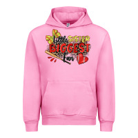 Fuchsia Pink little sister biggest fan softball Urban Hoodie - Zillion Design Studio