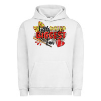 Pigment Lunar Rock little sister biggest fan softball Urban Hoodie - Zillion Design Studio