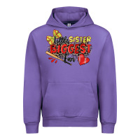 Tulip little sister biggest fan softball Urban Hoodie - Zillion Design Studio