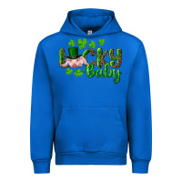 Cobalt Lucky Baby With Pig Urban Hoodie - RanaPortraitStore
