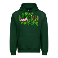 Forest Green Lucky Baby With Pig Urban Hoodie - RanaPortraitStore
