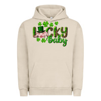 Pigment French Oak Lucky Baby With Pig Urban Hoodie - RanaPortraitStore