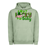 Pigment Oil Green Lucky Baby With Pig Urban Hoodie - RanaPortraitStore