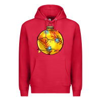 Cardinal christmas softball Premium Hoodie - Zillion Design Studio