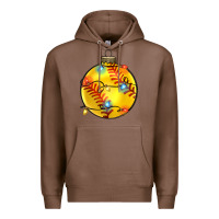 Chestnut christmas softball Premium Hoodie - Zillion Design Studio