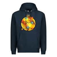 Navy christmas softball Premium Hoodie - Zillion Design Studio