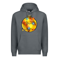 Rock christmas softball Premium Hoodie - Zillion Design Studio