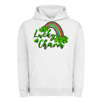 Pigment Lunar Rock Lucky charm rainbow and shamrocks Urban Hoodie - RanaPortraitStore