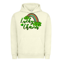 Pigment Pistachio Lucky charm rainbow and shamrocks Urban Hoodie - RanaPortraitStore
