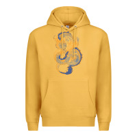 Mustard blue and orange dragon Premium Hoodie - RanaPortraitStore