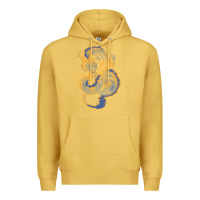 Antique Gold blue and orange dragon Premium Hoodie - RanaPortraitStore