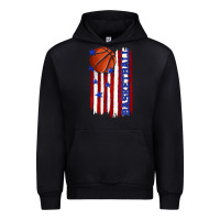 Black basketball american flag Urban Hoodie - texasbilliewilder