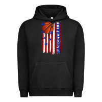 Pigment Black basketball american flag Urban Hoodie - texasbilliewilder