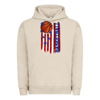 Pigment French Oak basketball american flag Urban Hoodie - texasbilliewilder