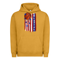 Pigment Peanut Butter basketball american flag Urban Hoodie - texasbilliewilder