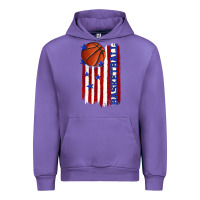 Tulip basketball american flag Urban Hoodie - texasbilliewilder