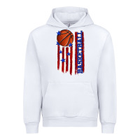 White basketball american flag Urban Hoodie - texasbilliewilder