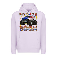 Lilac red white and boom Premium Hoodie - texasbilliewilder