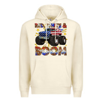 Sandshell red white and boom Premium Hoodie - texasbilliewilder