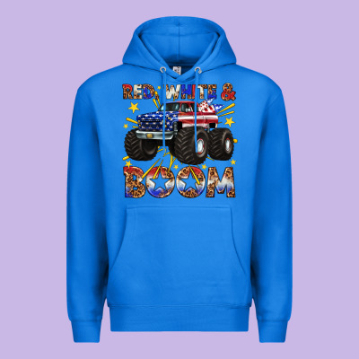 Red White And Boom Premium Hoodie Designed By Texasbilliewilder